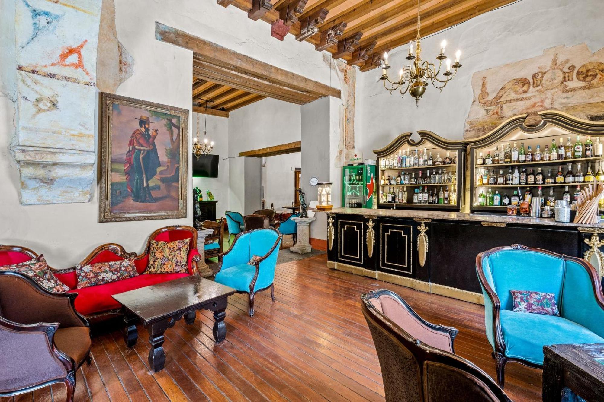 Quinta Real Puebla Hotel ภายนอก รูปภาพ The bar at the Hotel Casa Grande